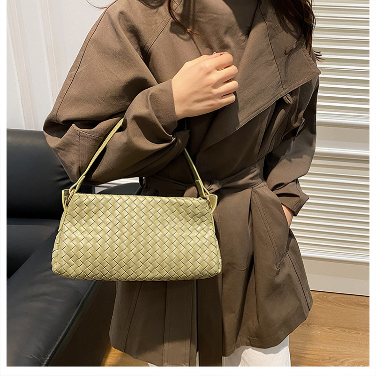 311g Weight Polyester Lining Material Weave Fashion Element Zipper Closure Type Single Shoulder Strap Strap Type Shoulder Bag Bags Type Casual, Daily, Shopping Occasion Pu Leather Material Solid Color Pattern All Seasons Season Women's Gender Basic Style Square Shape Women's Pu Leather Solid Color Basic Weave Square Zipper Shoulder Bag 无