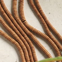 5/6mm橄榄核圆边隔片垫片隔珠diy手链项链串珠配件材料散珠