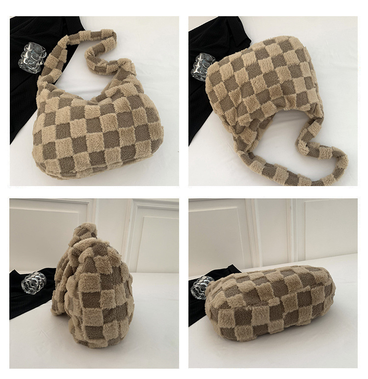 Women's Shoulder Bag Casual Fashion Solid Colour Handbag_voghion.com