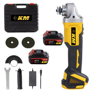Factory direct lithium battery angle grinder cutting polishing machine charging brushless electric angle grinder hand grinding wheel tool