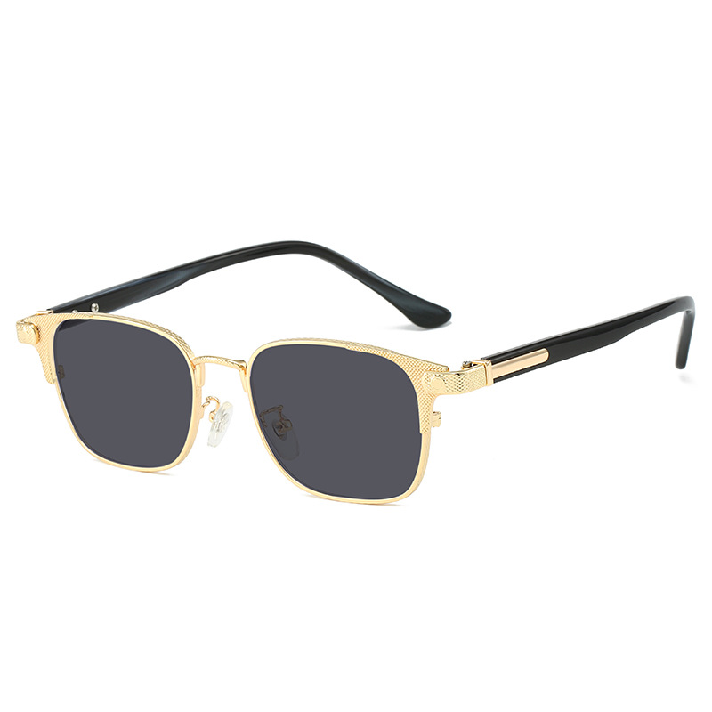 Blaulichtfilter Brille Für Herren Modische Acetat Metallfassung_voghion.com