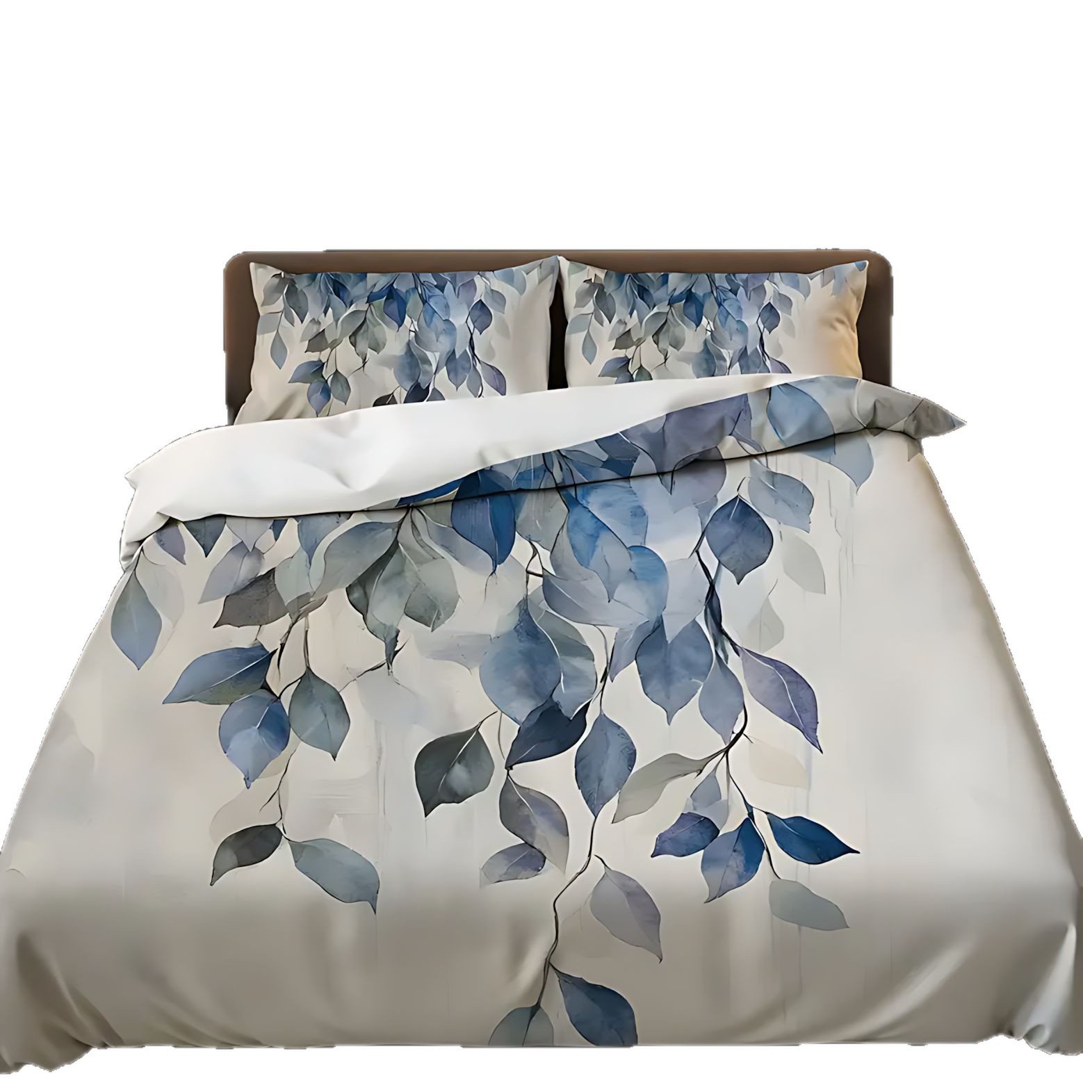 TEMU / JIT estilo de acuarela transfronteriza floral impresión digital HD cómodo conjunto de edredón de pelo para diseñar