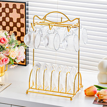 轻奢玻璃咖啡杯碟套餐美式拿铁杯欧式带把咖啡杯透明耐热茶杯跨境