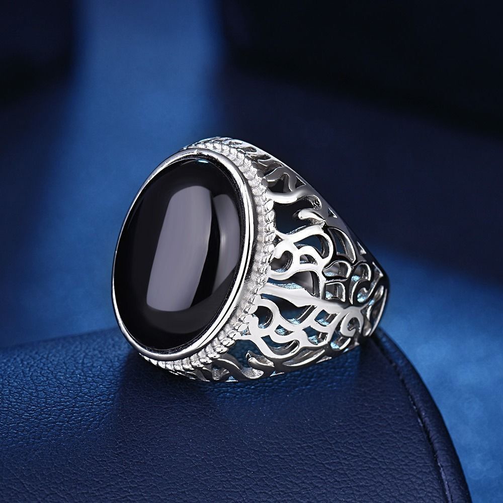 Silver [black] ring