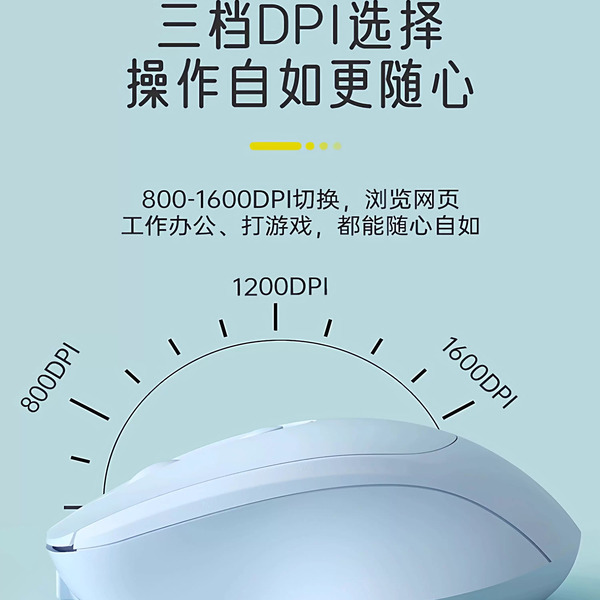 Mute wireless mouse
