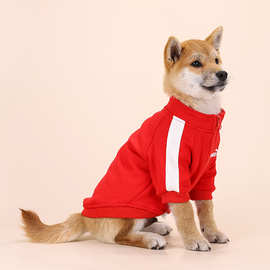 宠物衣服 秋冬季保暖宠物服装 狗狗加绒运动服装中小型犬潮流卫衣