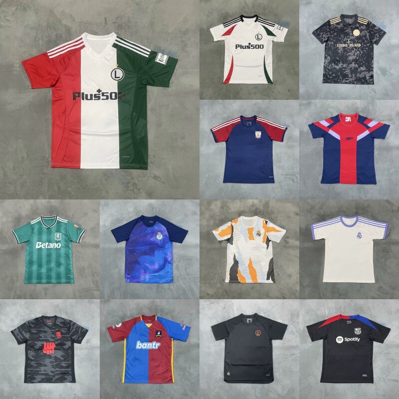 2425 football uniform Warsaw legion jersey AC125 anniversary football uniform a generation of men's and women's short sleeve sports
