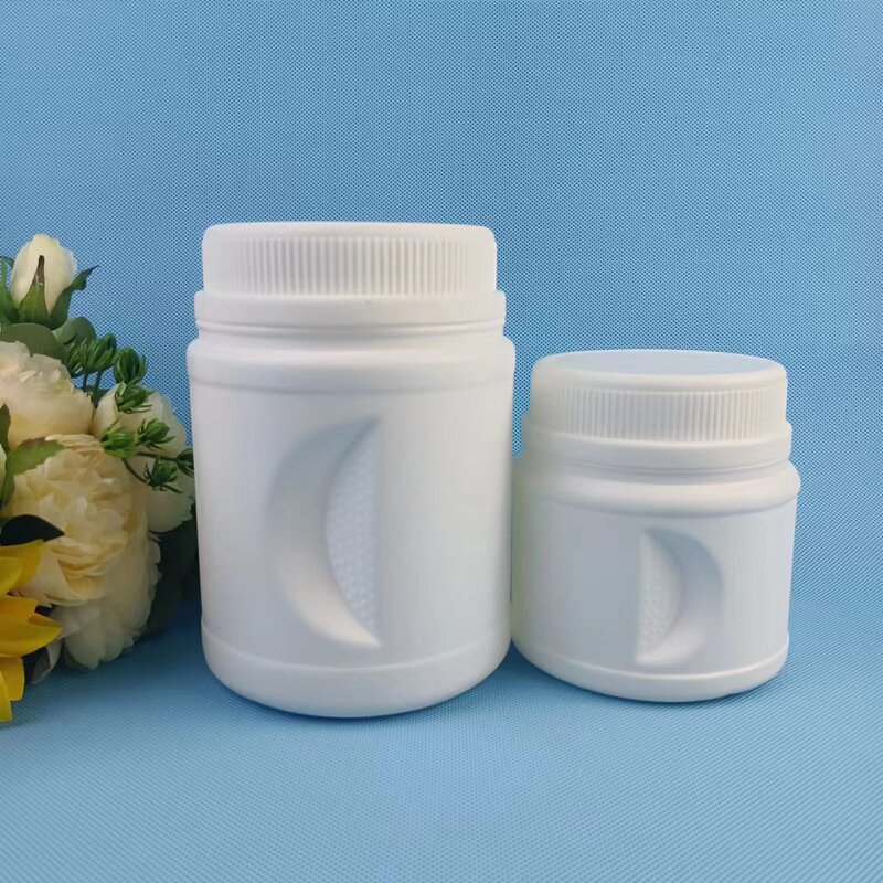 Protein Powder Barrel 500ml Household Explosive Salt Barrel Color Bleaching Barrel Laundry Detergent Barrel 1000ml Pe Powder Barrel