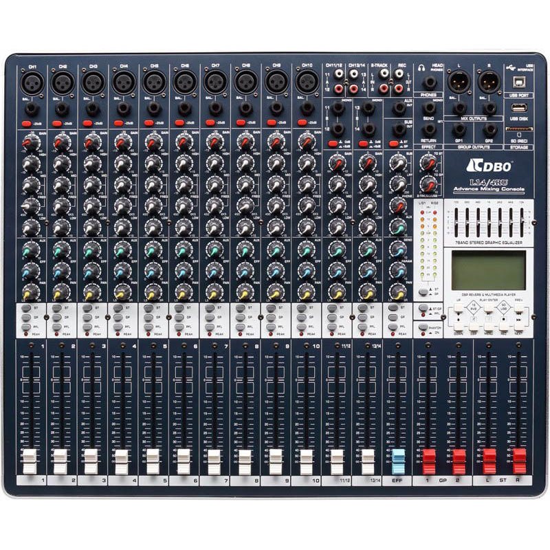 供应CDBO L系列L14/4RU专业调音台舞台专用调音台带均衡带DSP效果