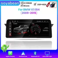 Кросс-бордерная эксклюзивная Android-навигационная система для BMW X1 E84 09-15 с большим экраном.