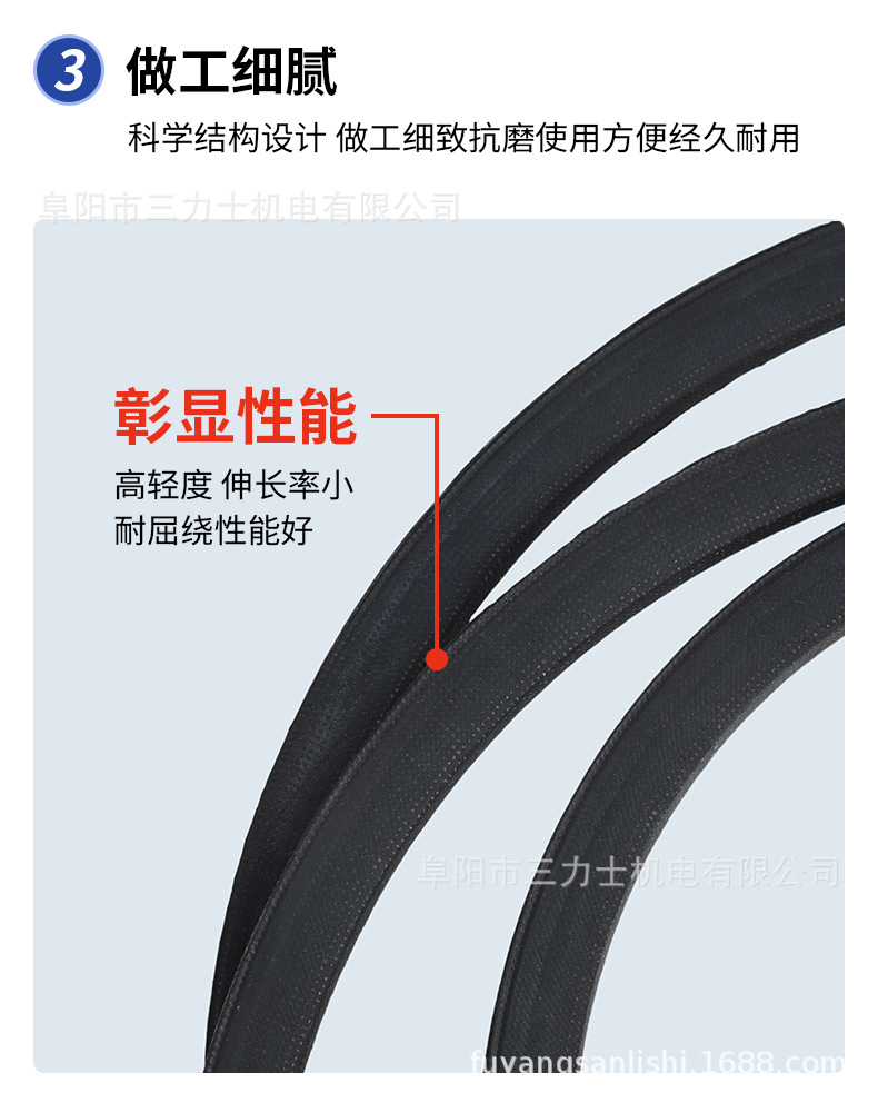 Wholesale Sanlux Triangle Belt Special Belt Narrow V-Belt Spb Series (1120-3950) Transmission Industrial Belt