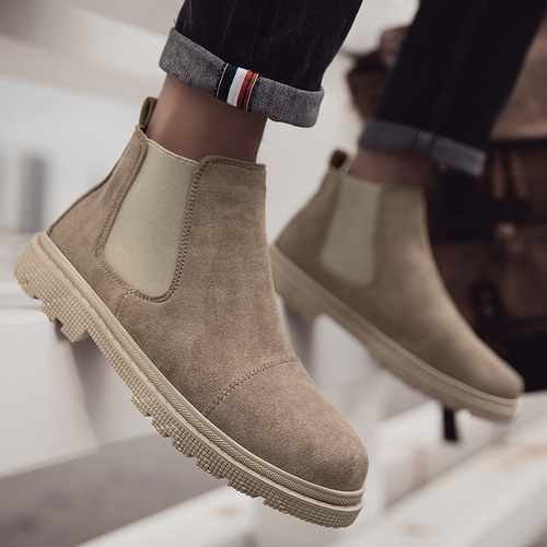 British Martin boots, fashionable retro work boots