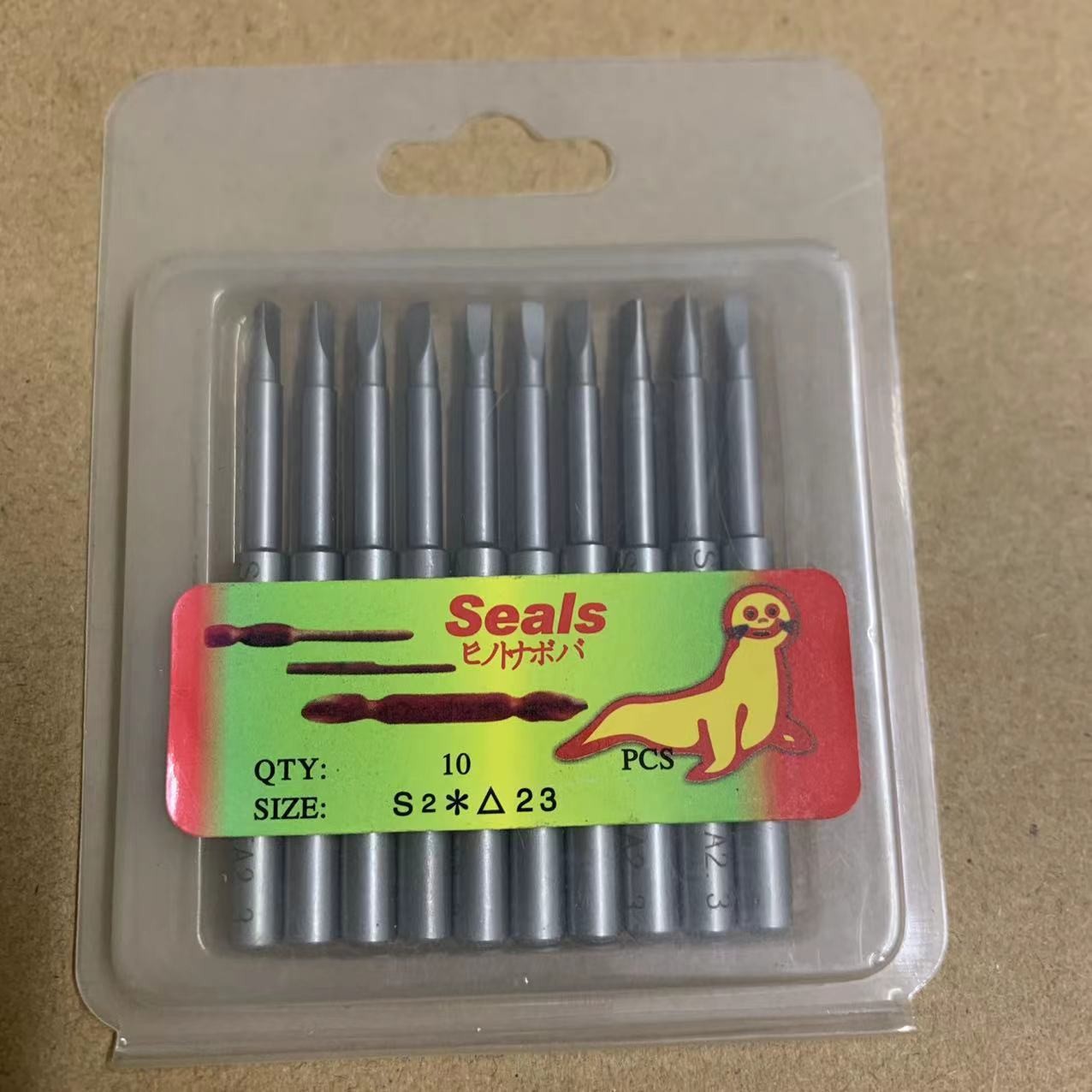 FUENTE fabricante león marino Sellos de forma especial destornillador eléctrico cabeza en forma de U destornillador eléctrico cabeza triángulo destornillador eléctrico cabeza asequible