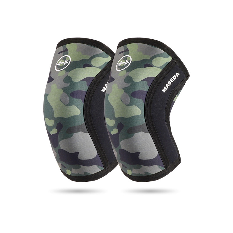 Neoprene Neoprene 7mm buceo material presurizado levantamiento de pesas rodillas cuclillas entrenamiento de fuerza protector