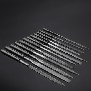 Assorted file knife precision small file triangle file small size semicircular cutter flat round metal grinding tool