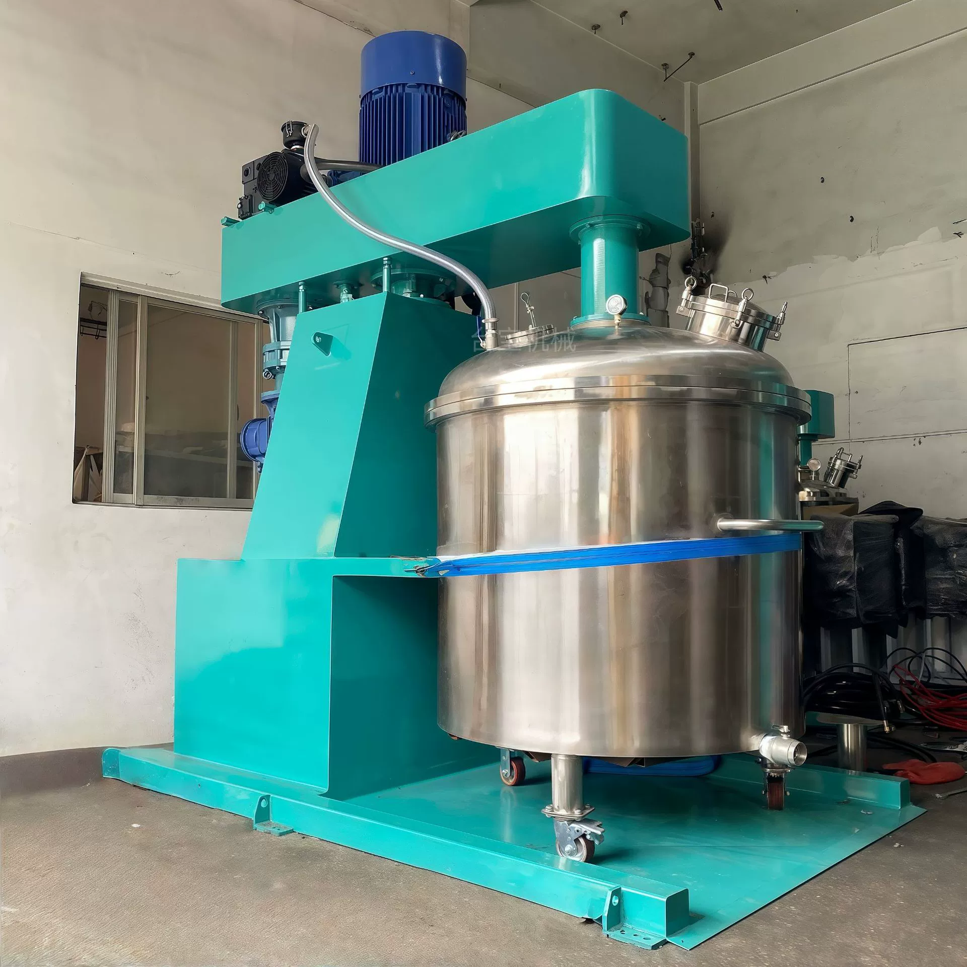 Высокоскоростной вакуумный диспергатор с регулируемой частотой вращения, миксер для жидких красок, миксер для клея и чернил с отрицательным давлением