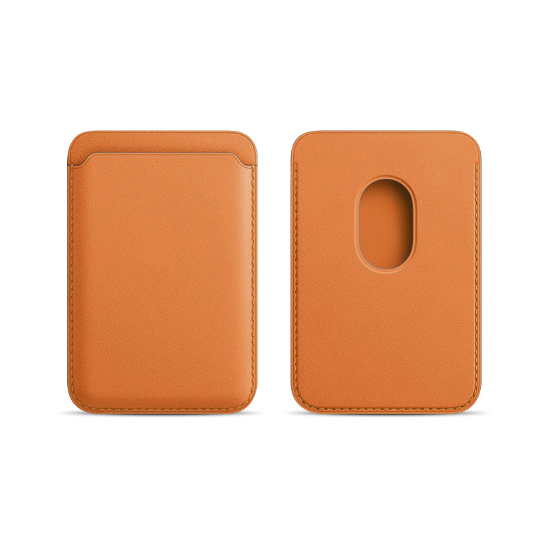 Unisex Pu Leather Solid Color Business Square Open Card Holder display picture 9