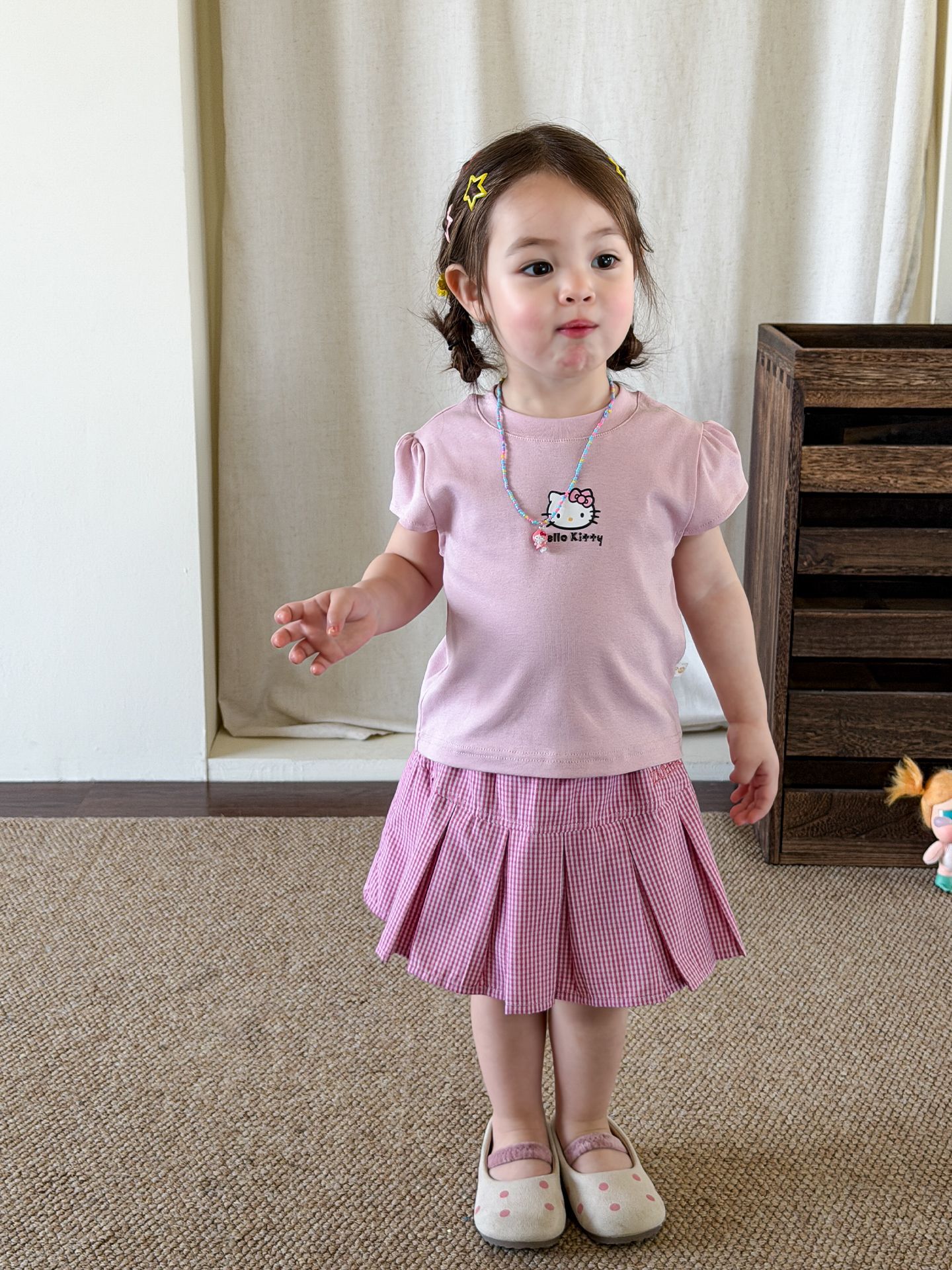 Sugar Pear ropa infantil niñas falda de mitad de verano delgada 2026 falda infantil casual de 100 pistas A falda corta de bebé femenino image 3
