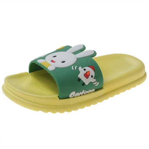 Children's slippers for summer girls and babies, cute indoor household children's bath non-slip soft bottom parent-child boys' slippers