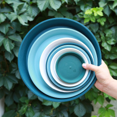 Water tray flower pot tray plastic mobile chassis flower pot tray round tray flower pot base tray flower tray tray