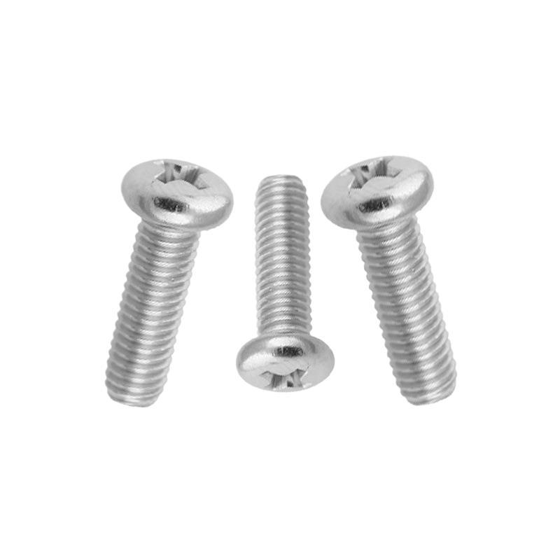 304不锈钢美制盘头十字螺丝圆头十字螺钉12#-24*5/16 12#-24*3/8