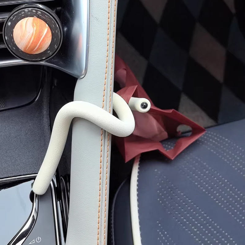 Portable Car Hook with Flexible Bendable Bracket, Simple Cabinet Lock, Multifunctional Portable Car Hanger