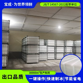 直冷式制冰机设备块冰机工厂降温大型制冰机直冷式块冰机加工定制