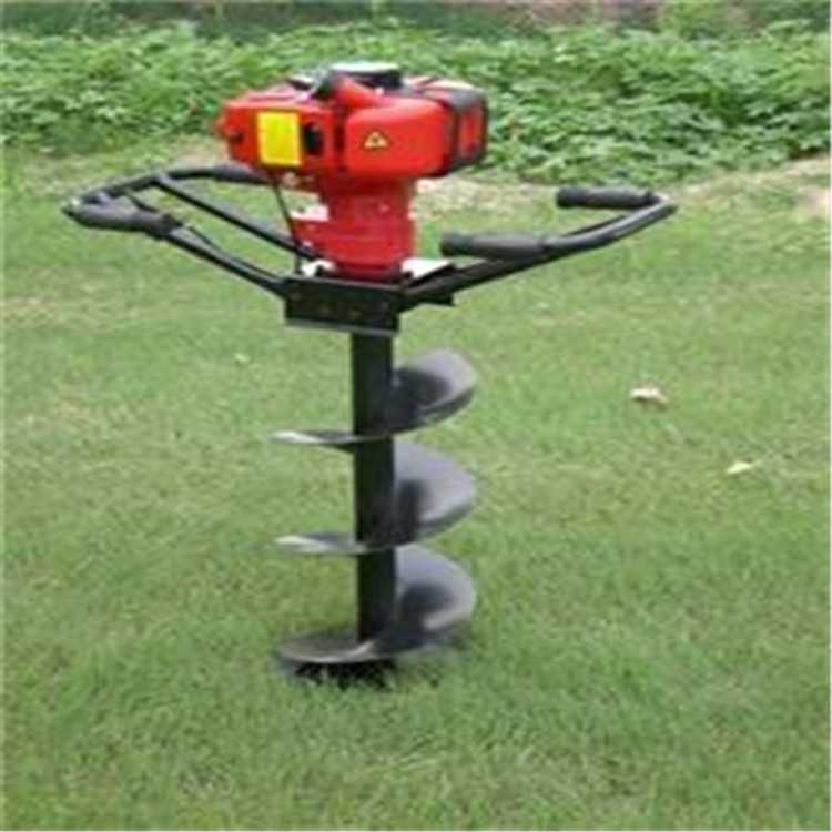 汽油二冲程四冲程挖坑机 单人双人手提式打坑机 手提式植树地钻机