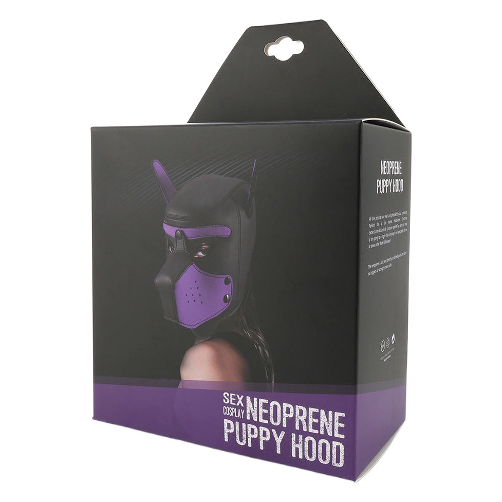 Sexy máscara de perro cubierta de la cabeza de adultos entrenamiento productos del sexo juego de rol discoteca bola máscara de vestir jugar SM props