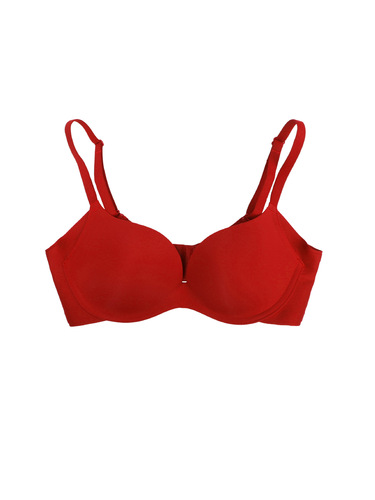 JoyceBra seamless nude small breast push-up bra new big red animal year underwear women's set