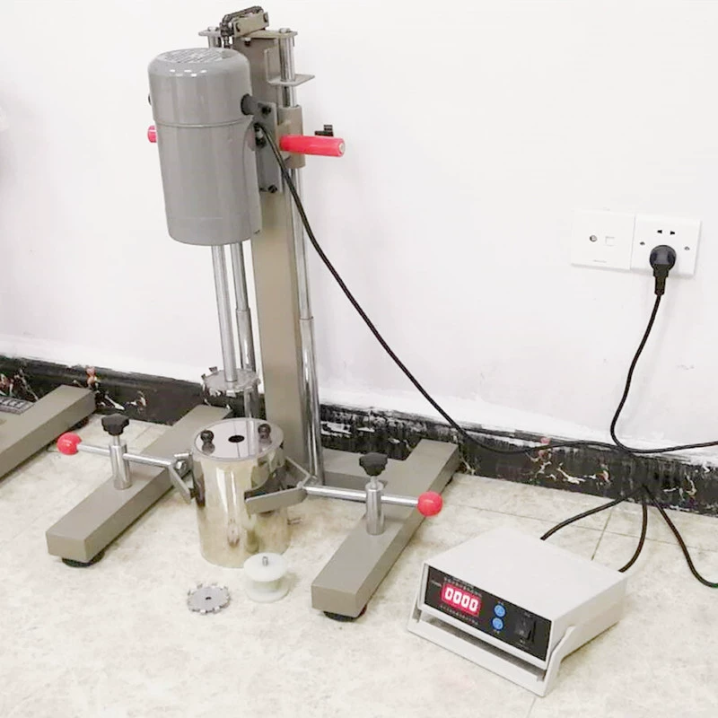 Бесплатная доставка небольшой высокоскоростной диспергирующий аппарат лабораторный цифровой дисплей 400 Вт латексная краска многоцелевой диспергирующий смеситель