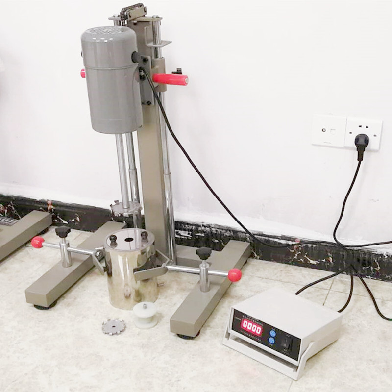 Free Shipping Small High-Speed Dispersing Machine Laboratory Digital Display 400W Latex Paint Paint Multi-Purpose Dispersing Mixer