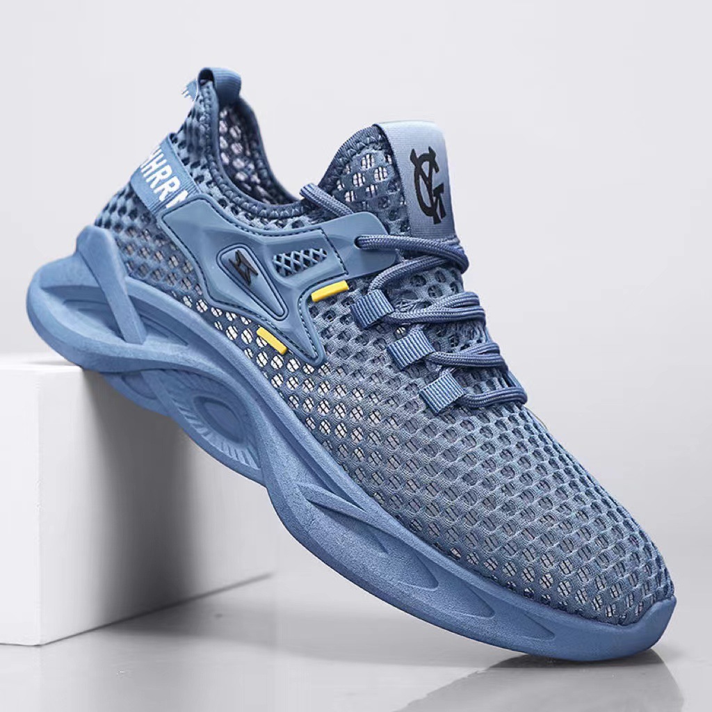 Hollow Mesh Men's Shoes 2025 New Sports and Casual Shoes Summer Breathable Mesh Men's Shoes Single Mesh Coconut Shoes Wading Shoes