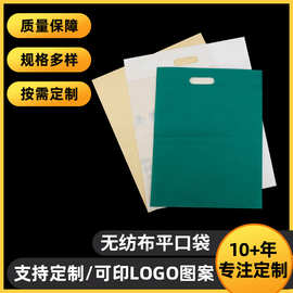 厂家定制无纺布平口袋服装包装袋彩色礼品收纳袋购物无纺布手提袋