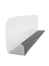 超市貨架擋板商品分隔板物品分類隔板便利店理貨透明塑料磁吸隔片