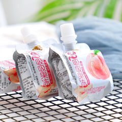 Box wholesale leisure social media snacks independent bagged 88g fruit pudding coconut fruit particles slurp jelly