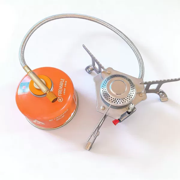 Portable Windproof Stove, Outdoor Mini Camping Stove, Cross-Border Hot-Selling Detachable Gas Stove, Foldable