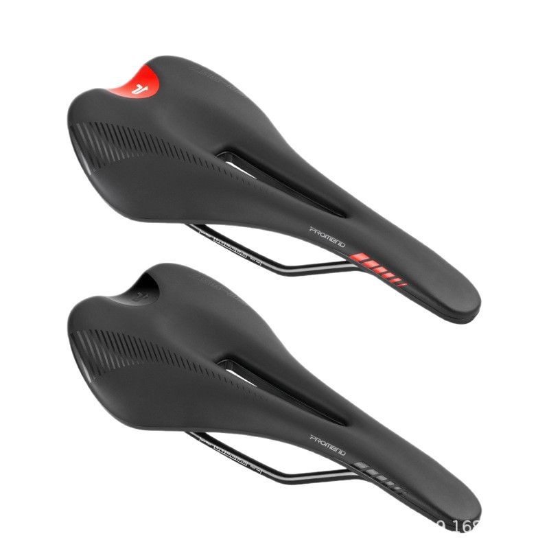 PROMEND bicicleta cojín bicicleta de carretera hueco memoria esponja cuero sillín equipo de viaje transfronterizo