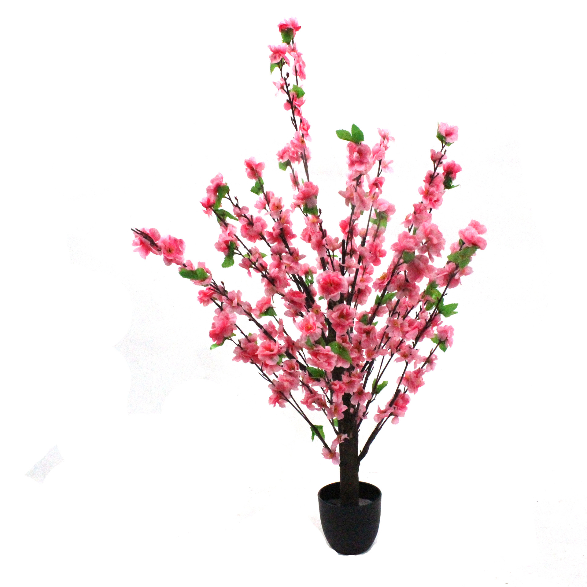 Simulación pequeña flor de durazno centro comercial ventana sala de estar decoración del hogar decoración artificial pequeña flor de durazno paisaje en maceta