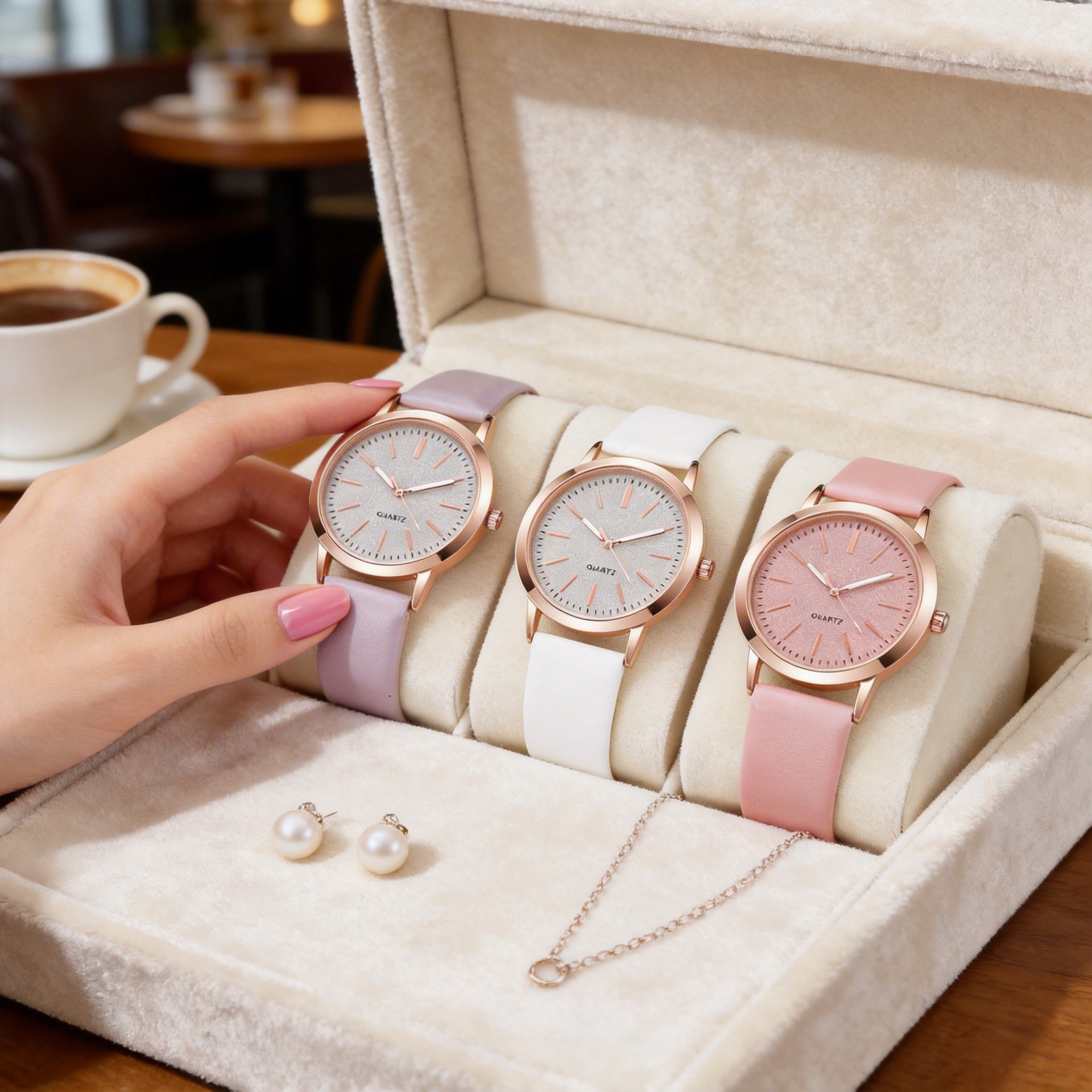 Popular Watches Fashion Live Broadcast Cross-Border Trend Simple Casual Wristwatch Frosted Quartz Watch Factory Direct Sale Quartz Watch