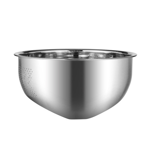 304 stainless steel drain basin rice washing sieve thickened drain basin rice washing basket kitchen household rice washing machine drain basket