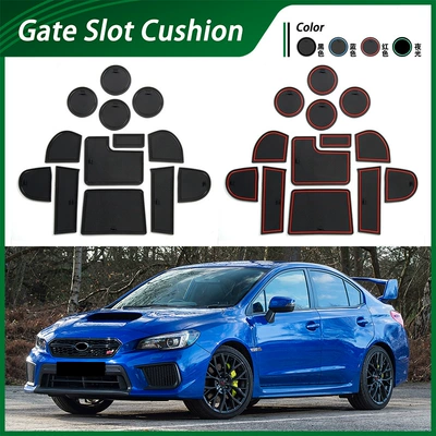 Suitable for 15-20 Subaru WRX door slot mat interior modification anti-slip mat auto parts central control dust mat