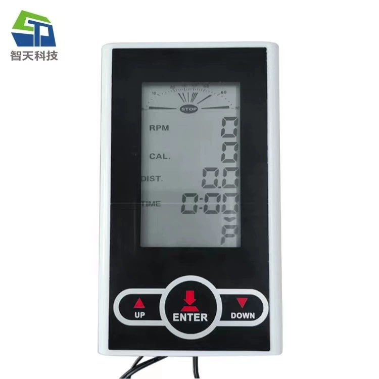 X-BIKE Эллиптический велосипедный вентилятор для упражнений Дисплей скорости синхронизации автомобиля Подсчет электронного счетчика