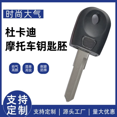 Chip Key Embryo Can Be Installed for Ducati 748 749 848 696 996 999 1098 Motorcycles (Motorcycle Key)