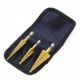 Factory direct hexagonal shank pagoda drill drill drilling tools suit step drill titanium plated straight groove step drill