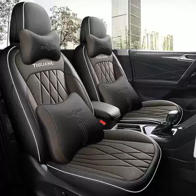 leather, breathable, and perforated — Modelə uyğun (Original) oturacaq örtükləri - black-brown-luxury-edition-note-the-model-year-rear-seats-fully-covered