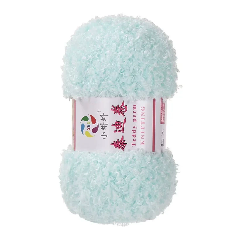 Кати Teddy Rolling Wool Warbur twisted basket Teddy dog special line Korean blog lord three DIY handmade hook needles