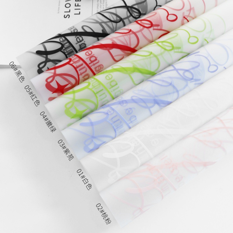 Fábrica de fiestas de flores nuevos productos de embalaje de flores transfronterizas semipermeable papel de niebla impermeable florista materiales de florista