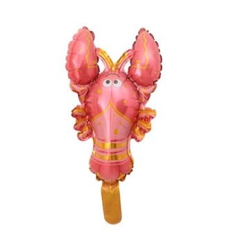 KFC Pizza Hut Crayfish Aluminum Film Balloon Restaurant Food Stall Restaurant Barbeque Decoration Arrangement Large Lobster