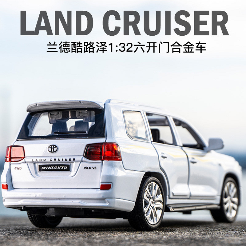 Cross-Border Genuine Cool Road Cruiser Alloy Car Model, Realistic 1:32 Off-Road Vehicle Model, Boys' Toy Car, Display Piece, Sports Car Cross-Border Genuine Cool Road Cruiser Alloy Car Model, Realistic 1:32 Off-Road Vehicle Model, Boys' Toy Car, Display Piece, Sports Car